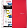 Five Star 5-Subject Notebook, 8.5" x 11", College Ruled, 200 Sheets, Red (72077)~#|#~sp125996289_sc7