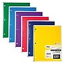 Mead 1-Subject Notebooks, 8" x 11", College Ruled, 100 Sheets, Each (6622)~#|#~sp125996323_sc7