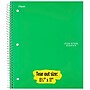 Five Star® Wirebound Notebook, 1-Subject Notebook, 8.5" x 11", College Ruled, 100 Sheets, Green (72055)~#|#~sp125996370_sc7