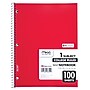 Mead 1-Subject Notebooks, 8" x 11", College Ruled, 100 Sheets, Each (6622)~#|#~sp125996426_sc7