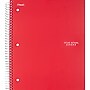 Five Star 3-Subject Wirebound Notebook, 8-1/2" x 11", College Ruled, 150 Sheets, Red (72065)~#|#~sp125996452_sc7