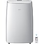 LG DUAL Inverter 115-Volt 14000 BTU (10000 BTU DOE) Portable Air Conditioner with Remote, WiFi Enabled, White (LP1419IVSM)~#|#~sp126566854_sc7