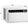 LG DUAL Inverter 115-Volt Window Air Conditioner with Remote, WiFi Enabled, White (LW1517IVSM)~#|#~sp126567041_sc7