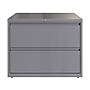 Hirsh HL10000 Series 2-Drawer Lateral File Cabinet, Locking, Letter/Legal, Arctic Silver, 36" (23744)~#|#~sp126585446_sc7