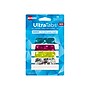 Avery UltraTabs Repositionable Margin Tabs, 2.5" x 1", Holographic Jewel Tone Prism Designs, 4 Tabs/Pad, 4 Pads (74147)~#|#~sp126585551_sc7
