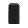 Hirsh 2-Drawer Mobile Vertical File Cabinet, Letter Size, Lockable, 27.75"H x 15"W x 19.88"D, Black (25032)~#|#~sp126688832_sc7