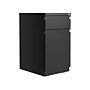 Hirsh 2-Drawer Mobile Vertical File Cabinet, Letter Size, Lockable, 27.75"H x 15"W x 19.88"D, Black (25032)~#|#~sp126688833_sc7