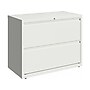 Hirsh HL10000 Series 2-Drawer Lateral File Cabinet, Locking, Letter/Legal, White, 36" (23700)~#|#~sp126688844_sc7