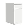 Hirsh 2-Drawer Mobile Vertical File Cabinet, Letter Size, Lockable, 27.75"H x 15"W x 19.88"D, White (25033)~#|#~sp126837091_sc7