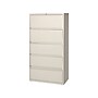Hirsh HL10000 Series 5-Drawer Lateral File Cabinet, Locking, Letter/Legal, Putty, 36" (17901)~#|#~sp126837121_sc7