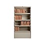 Hirsh HL10000 Series 5-Drawer Lateral File Cabinet, Locking, Letter/Legal, Putty, 36" (17901)~#|#~sp126837123_sc7