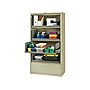 Hirsh HL10000 Series 5-Drawer Lateral File Cabinet, Locking, Letter/Legal, Putty, 36" (17901)~#|#~sp126837426_sc7