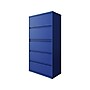 Hirsh HL10000 Series 5-Drawer Lateral File Cabinet, Locking, Letter/Legal, Classic Blue, 36" (24260)~#|#~sp126837430_sc7