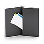 Poppin Professional Notebooks, 5" x 8.25", College Ruled, 96 Sheets, Gray/Silver, 25/Set (104134)~#|#~sp12712221_sc7