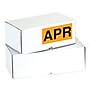 Tape Logic 6" x 3" Rectangle "APR" Months of the Year Label, Fluorescent Orange, 500/Roll~#|#~sp127287560_sc7