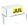 Tape Logic 6" x 3" Rectangle "JUL" Months of the Year Label, Fluorescent Yellow, 500/Roll~#|#~sp127287563_sc7
