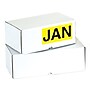Tape Logic 6" x 3" Rectangle "JAN" Months of the Year Label, Fluorescent Yellow, 500/Roll~#|#~sp127287566_sc7