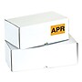 Tape Logic 3" x 2" Rectangle "APR" Months of the Year Label, Fluorescent Orange, 500/Roll~#|#~sp127287578_sc7