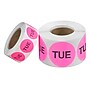 Tape Logic 2" Circle "TUE" Days of the Week Label, Fluorescent Pink, 500/Roll~#|#~sp127287665_sc7