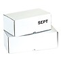 Tape Logic 3" x 2" Rectangle "SEPT" Months of the Year Label, White, 500/Roll~#|#~sp127288040_sc7