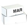 Tape Logic 6" x 3" Rectangle "MAR" Months of the Year Label, White, 500/Roll~#|#~sp127288074_sc7