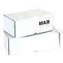 Tape Logic 3" x 2" Rectangle "MAR" Months of the Year Label, White, 500/Roll~#|#~sp127288130_sc7