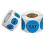 Tape Logic 2" Circle "SAT" Days of the Week Label, Blue, 500/Roll~#|#~sp127288160_sc7