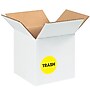 Tape Logic 2" Circle "Trash" Inventory Label, Fluorescent Yellow, 500/Roll (DL1275)~#|#~sp127288357_sc7