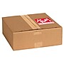 Tape Logic Labels, "Lay Flat - Do Not Stand On End", 3" x 5", Red/White, 500/Roll (DL1420)~#|#~sp127289458_sc7