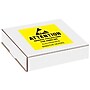 Tape Logic Labels, "Attention - Observe Precautions", 4" x 4", Black/Yellow, 500/Roll~#|#~sp127289521_sc7