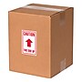 Tape Logic Labels, "Caution - This Side Up", Arrow, 3" x 5", Red/White, 500/Roll (SCL515)~#|#~sp127289602_sc7