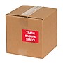 Tape Logic 2" x 3" "TRASH/BASURA/SMIECI" Inventory Label, Red, 500/Roll~#|#~sp127289679_sc7