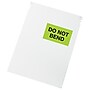 Labels, "Do Not Bend", 3" x 5", Fluorescent Green, 500/Roll (DL2343)~#|#~sp127289874_sc7