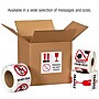 Tape Logic Labels, "Do Not Stack In Transit", 3" x 4", Red/White/Black, 500/Roll (DL2150)~#|#~sp127289963_sc7