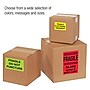 Tape Logic Labels, "This End Up - Fragile", 2" x 3", Fluorescent Red, 500/Roll (DL1325)~#|#~sp127290448_sc7
