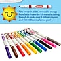 Crayola Classic Kid's Markers, Fine Point, Assorted, 10/Pack (58-7726)~#|#~sp127374129_sc7