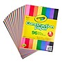 Crayola 12" x 9" Construction Paper, Assorted Colors, 96 Sheets/Pack (993000)~#|#~sp127455181_sc7