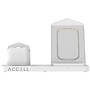 Accell 3-in-1 Fast-Wireless Wireless Charging Station for iPhone, Android, Apple Watch and AirPods, White (D233B-001F)~#|#~sp127614322_sc7