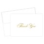 Masterpiece Studios Gold Matte Business Thank You Notecards, Gold, 48/Pack (10624)~#|#~sp127617069_sc7