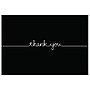 Great Papers Grace Matte Personal Thank You Notecards, Black, 50/Pack (2015072)~#|#~sp127617095_sc7