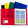 C-Line Heavyweight 2-Pocket Portfolio Folder with Fasteners, Assorted Colors, 10/Pack, 2 Packs/Bundle (CLI32960-2)~#|#~sp128052308_sc7