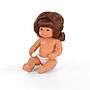 MINILAND Soft Vinyl Anatomically Correct 15" Baby Doll, Caucasian Girl (MLE31050)~#|#~sp128054261_sc7