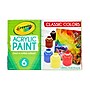 Crayola 6-color Acrylic Paint Set, Assorted Colors, 2 oz., 6/Box (20-1997)~#|#~sp128071852_sc7