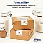 Avery Laser/Inkjet Media Labels, 2-3/4" x 2-3/4", White, 9 Labels/Sheet, 70 Sheets/Box (5196)~#|#~sp128564759_sc7