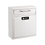 AdirOffice Steel Medium Wall Mounted Interoffice Mailbox Drop Box, White (631-05-WHI-KC)~#|#~sp128565993_sc7