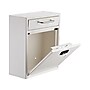 AdirOffice Steel Medium Wall Mounted Interoffice Mailbox Drop Box, White (631-05-WHI-KC)~#|#~sp128565994_sc7