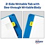Avery UltraTabs Repositionable Mini Tabs, 1" x 1.5", Assorted Colors, 20 Tabs/Pad, 4 Pads (74762)~#|#~sp129134882_sc7