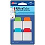 Avery UltraTabs Repositionable Mini Tabs, 1" x 1.5", Assorted Colors, 20 Tabs/Pad, 4 Pads (74763)~#|#~sp129134921_sc7