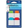 Avery UltraTabs Repositionable Mini Tabs, 1" x 1.5", Assorted Colors, 40/Pack (74760)~#|#~sp129134948_sc7