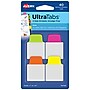Avery UltraTabs Repositionable Mini Tabs, 1" x 1.5", Assorted Colors, 10 Tabs/Pad, 4 Pads (74759)~#|#~sp129134957_sc7